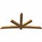 Ekena Millwork Alberta Rough Sawn Timber Gable Bracket, Western Red Cedar, 108"W x 54"H x 4"D x 6"F, 12/12 Pitch GBW108X54X0406ALB00RWR - alternate 5